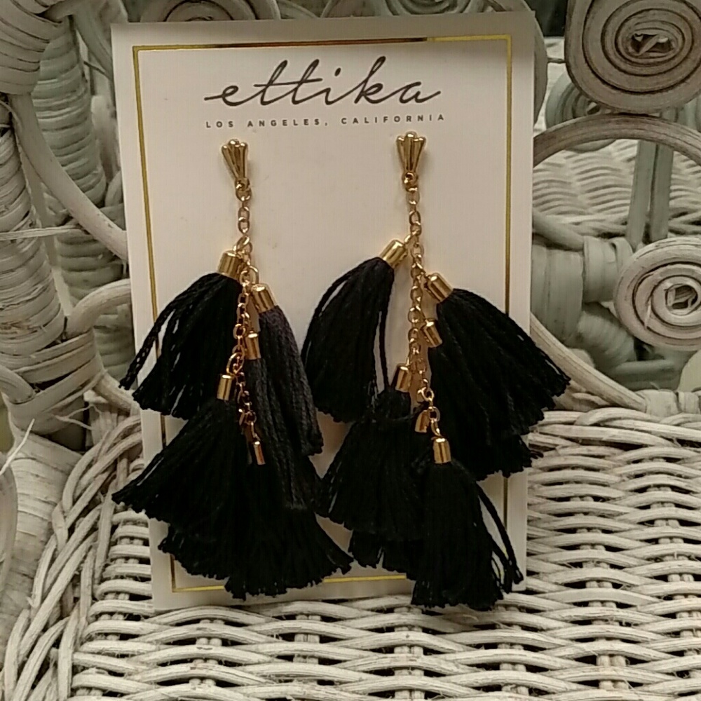 Ettika Daydreamer tassel earrings